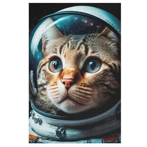 Katze Puzzle 1000 Teile, Holzpuzzle Herausforderndes Geschicklichkeitsspiel Für Die Ganze Familie, Kinder Erwachsenenpuzzle Ab 12 Jahren 78×53cm Katze Puzzle 1000 Teile, Holzpuzzle Herausforderndes Geschicklichkeitsspiel Für Die Ganze Familie, Kinder Erwachsenenpuzzle Ab 12 Jahren 78×53cm von LLLBBB