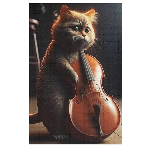 Katze-Puzzlespiel Aus Holz, 1000 Puzzleteile, Puzzle Für Teenager Und Erwachsene, Kreatives Spielzeug, Puzzles, 78×53cm Katze-Puzzlespiel Aus Holz, 1000 Puzzleteile, Puzzle Für Teenager Und Erwachsene, Kreatives Spielzeug, Puzzles, 78×53cm von LLLBBB