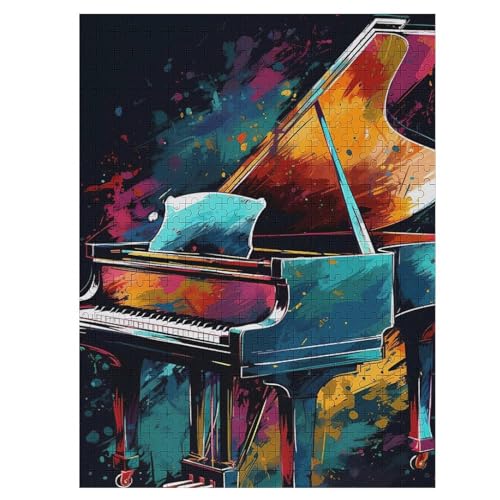 Klavier -Puzzle, 1000 Teile,Holzpuzzle Für Erwachsene Kinder, Lustiges Spielzeug, Denkspiel, Bildungsspiel, 55×41cm Klavier -Puzzle, 1000 Teile,Holzpuzzle Für Erwachsene Kinder, Lustiges Spielzeug, Denkspiel, Bildungsspiel, 55×41cm von LLLBBB