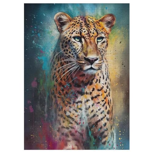 Leopard -Puzzle, 300 Teile,Holzpuzzle Für Erwachsene Kinder, Lustiges Spielzeug, Denkspiel, Bildungsspiel, 42×30cm Leopard -Puzzle, 300 Teile,Holzpuzzle Für Erwachsene Kinder, Lustiges Spielzeug, Denkspiel, Bildungsspiel, 42×30cm von LLLBBB