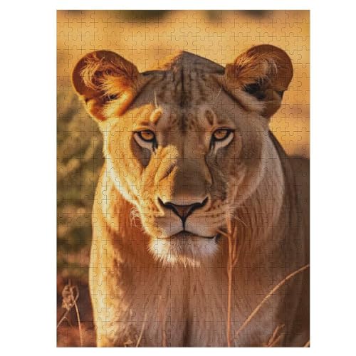 Löwe 500 Teile Puzzles, Wood Craft, Hochwertiges Modernes Puzzle, DIY, Für Erwachsene Und Kinder Ab 12 Jahren, 55×41cm Löwe 500 Teile Puzzles, Wood Craft, Hochwertiges Modernes Puzzle, DIY, Für Erwachsene Und Kinder Ab 12 Jahren, 55×41cm von LLLBBB
