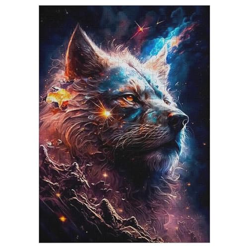 Löwe Puzzle 300 Teile, Holzpuzzle Für Erwachsene Kinder, Impossible Puzzles, Geschicklichkeitsspiel Für Die Ganze Familie 42×30cm Löwe Puzzle 300 Teile, Holzpuzzle Für Erwachsene Kinder, Impossible Puzzles, Geschicklichkeitsspiel Für Die Ganze Familie 42×30cm von LLLBBB