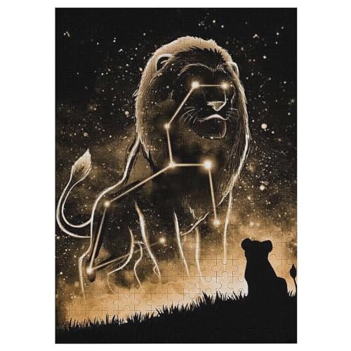 Löwe Puzzle 300 Teile, Holzpuzzle Herausforderndes Geschicklichkeitsspiel Für Die Ganze Familie, Kinder Erwachsenenpuzzle Ab 12 Jahren 42×30cm Löwe Puzzle 300 Teile, Holzpuzzle Herausforderndes Geschicklichkeitsspiel Für Die Ganze Familie, Kinder Erwachsenenpuzzle Ab 12 Jahren 42×30cm von LLLBBB