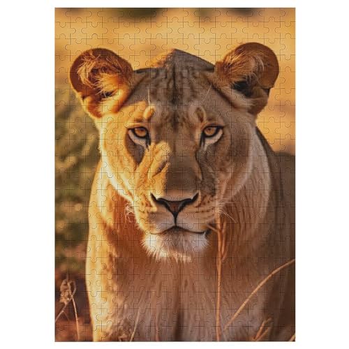 Löwe Puzzle Für Erwachsene 300 Teile Premium Recyceltes Brett Zum Lernen, Lernspielzeug, Familienspiele Kinder Holzpuzzle 42×30cm Löwe Puzzle Für Erwachsene 300 Teile Premium Recyceltes Brett Zum Lernen, Lernspielzeug, Familienspiele Kinder Holzpuzzle 42×30cm von LLLBBB
