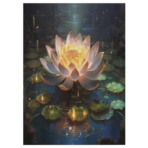 Lotus 1000 Teile Puzzles Für Erwachsene, Impossible Puzzle, Geschicklichkeitsspiel Für Die Ganze Familie, Kinder Holzpuzzle 42×30cm Lotus 1000 Teile Puzzles Für Erwachsene, Impossible Puzzle, Geschicklichkeitsspiel Für Die Ganze Familie, Kinder Holzpuzzle 42×30cm von LLLBBB