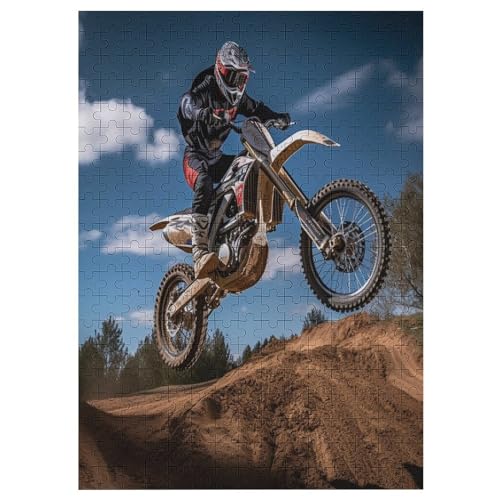 Motocross 300 Teile Holzpuzzle,einzigartiges Puzzle, Geschenk Für Erwachsene,Familienspiel,Herausforderungsaktivität,42×30cm Motocross 300 Teile Holzpuzzle,einzigartiges Puzzle, Geschenk Für Erwachsene,Familienspiel,Herausforderungsaktivität,42×30cm von LLLBBB
