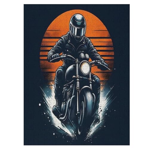 Motorrad Puzzle 1000 Teile, Holzpuzzle Für Erwachsene Kinder, Impossible Puzzles, Geschicklichkeitsspiel Für Die Ganze Familie 55×41cm Motorrad Puzzle 1000 Teile, Holzpuzzle Für Erwachsene Kinder, Impossible Puzzles, Geschicklichkeitsspiel Für Die Ganze Familie 55×41cm von LLLBBB