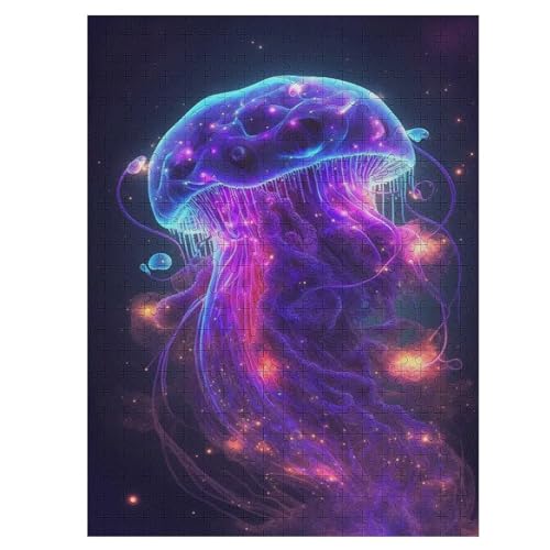 Neonqualle Holzpuzzle - 1000 Teiliges Jigsaw Knobelspiel - Puzzle Für Erwachsene & Kinder - Outdoor & Reisespielzeug 55×41cm Neonqualle Holzpuzzle - 1000 Teiliges Jigsaw Knobelspiel - Puzzle Für Erwachsene & Kinder - Outdoor & Reisespielzeug 55×41cm von LLLBBB
