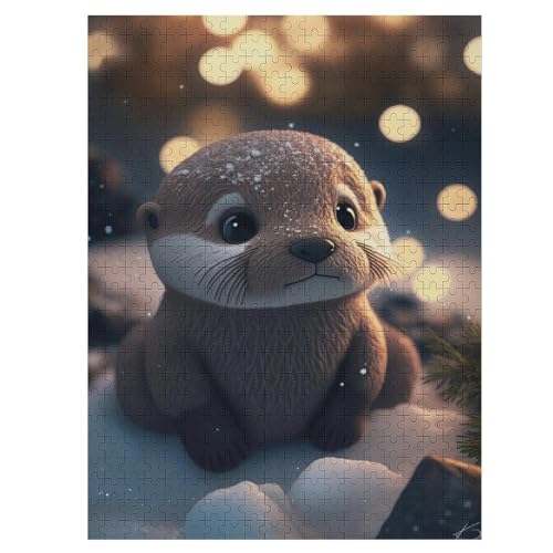 Otter Holzpuzzle - Puzzle Für Erwachsene, 1000-teilige Puzzles Für Teenager Und Kinder, Herausfordernde Spiele 55×41cm Otter Holzpuzzle - Puzzle Für Erwachsene, 1000-teilige Puzzles Für Teenager Und Kinder, Herausfordernde Spiele 55×41cm von LLLBBB