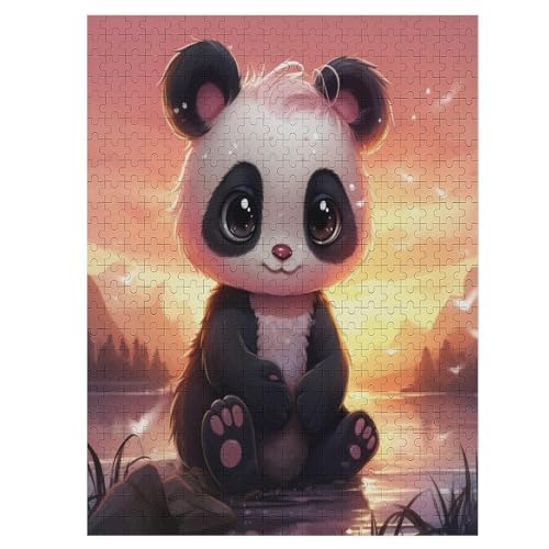 Panda 500 Teile Puzzles Für Erwachsene,Holzpuzzle - Verringerter Druck Schwieriges Unmögliche Puzzle Für 12+ Kinder 55×41cm Panda 500 Teile Puzzles Für Erwachsene,Holzpuzzle - Verringerter Druck Schwieriges Unmögliche Puzzle Für 12+ Kinder 55×41cm von LLLBBB