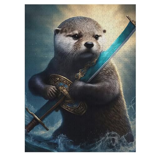 Pirat Otter Holzpuzzle 1000 Teile, Knobelspiele Für Erwachsene, Teenager, Puzzles Unmögliche - Kinder Puzzle Zimmer Deko 55×41cm Pirat Otter Holzpuzzle 1000 Teile, Knobelspiele Für Erwachsene, Teenager, Puzzles Unmögliche - Kinder Puzzle Zimmer Deko 55×41cm von LLLBBB
