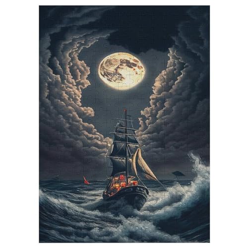 Piratenschiff,Boat 1000 Teile Puzzles, Wood Craft, Hochwertiges Modernes Puzzle, DIY, Für Erwachsene Und Kinder Ab 12 Jahren, 42×30cm Piratenschiff,Boat 1000 Teile Puzzles, Wood Craft, Hochwertiges Modernes Puzzle, DIY, Für Erwachsene Und Kinder Ab 12 Jahren, 42×30cm von LLLBBB
