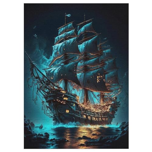 Piratenschiff,Boat 1000 Teile Puzzles Für Erwachsene, Impossible Puzzle, Geschicklichkeitsspiel Für Die Ganze Familie, Kinder Holzpuzzle 42×30cm Piratenschiff,Boat 1000 Teile Puzzles Für Erwachsene, Impossible Puzzle, Geschicklichkeitsspiel Für Die Ganze Familie, Kinder Holzpuzzle 42×30cm von LLLBBB
