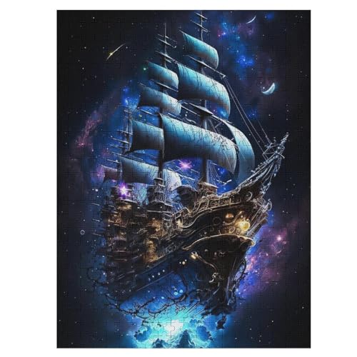 Piratenschiff,Boat Puzzle 1000 Teile, Holzpuzzle Für Erwachsene Kinder, Impossible Puzzles, Geschicklichkeitsspiel Für Die Ganze Familie 55×41cm Piratenschiff,Boat Puzzle 1000 Teile, Holzpuzzle Für Erwachsene Kinder, Impossible Puzzles, Geschicklichkeitsspiel Für Die Ganze Familie 55×41cm von LLLBBB