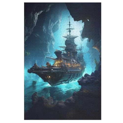 Piratenschiff,Boat Puzzle 1000 Teile, Holzpuzzle Für Erwachsene Kinder, Impossible Puzzles, Geschicklichkeitsspiel Für Die Ganze Familie 78×53cm Piratenschiff,Boat Puzzle 1000 Teile, Holzpuzzle Für Erwachsene Kinder, Impossible Puzzles, Geschicklichkeitsspiel Für Die Ganze Familie 78×53cm von LLLBBB