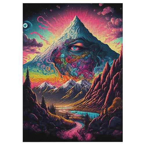 Psychedelisch Valley Puzzle 1000 Teile, Holzpuzzle Für Erwachsene Kinder, Impossible Puzzles, Geschicklichkeitsspiel Für Die Ganze Familie 42×30cm Psychedelisch Valley Puzzle 1000 Teile, Holzpuzzle Für Erwachsene Kinder, Impossible Puzzles, Geschicklichkeitsspiel Für Die Ganze Familie 42×30cm von LLLBBB
