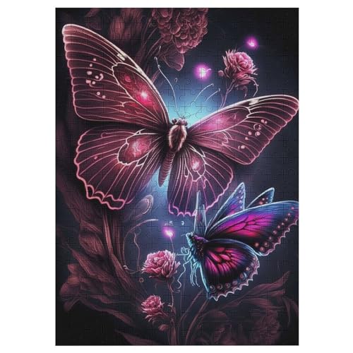 Puzzle 1000 Teile Blumenschmetterling Holzpuzzle Für Erwachsene Lernspiel Herausforderungsspielzeug The Puzzles Für Erwachsene Kinder 42×30cm Puzzle 1000 Teile Blumenschmetterling Holzpuzzle Für Erwachsene Lernspiel Herausforderungsspielzeug The Puzzles Für Erwachsene Kinder 42×30cm von LLLBBB