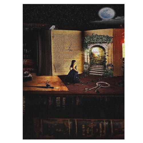Puzzle 500 Teile Buch Holzpuzzle Für Erwachsene Lernspiel Herausforderungsspielzeug The Puzzles Für Erwachsene Kinder 55×41cm Puzzle 500 Teile Buch Holzpuzzle Für Erwachsene Lernspiel Herausforderungsspielzeug The Puzzles Für Erwachsene Kinder 55×41cm von LLLBBB