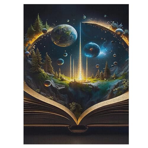 Puzzle 500 Teile Buch Holzpuzzle Für Erwachsene Lernspiel Herausforderungsspielzeug The Puzzles Für Erwachsene Kinder 55×41cm Puzzle 500 Teile Buch Holzpuzzle Für Erwachsene Lernspiel Herausforderungsspielzeug The Puzzles Für Erwachsene Kinder 55×41cm von LLLBBB