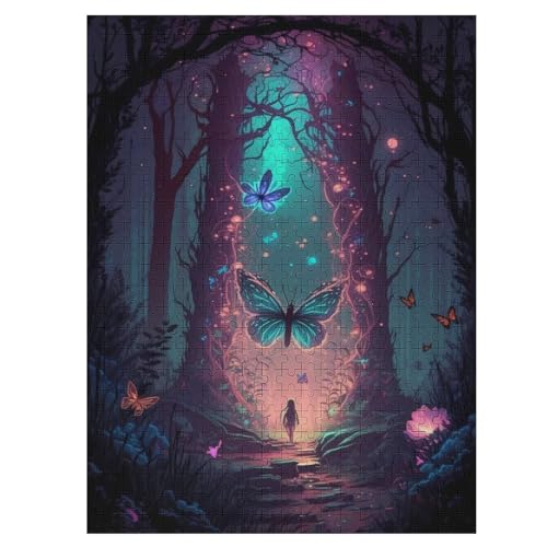 Puzzle 1000 Teile Mystischer Schmetterling Holzpuzzle Für Erwachsene Lernspiel Herausforderungsspielzeug The Puzzles Für Erwachsene Kinder 55×41cm Puzzle 1000 Teile Mystischer Schmetterling Holzpuzzle Für Erwachsene Lernspiel Herausforderungsspielzeug The Puzzles Für Erwachsene Kinder 55×41cm von LLLBBB