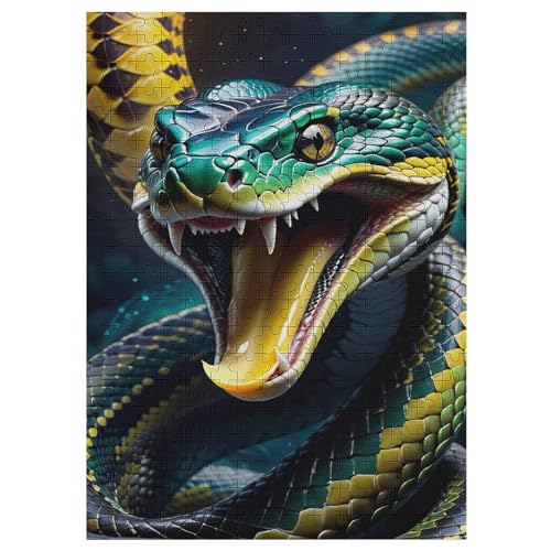 Puzzle 300 Teile Schlange Holzpuzzle Für Erwachsene Lernspiel Herausforderungsspielzeug The Puzzles Für Erwachsene Kinder 42×30cm Puzzle 300 Teile Schlange Holzpuzzle Für Erwachsene Lernspiel Herausforderungsspielzeug The Puzzles Für Erwachsene Kinder 42×30cm von LLLBBB