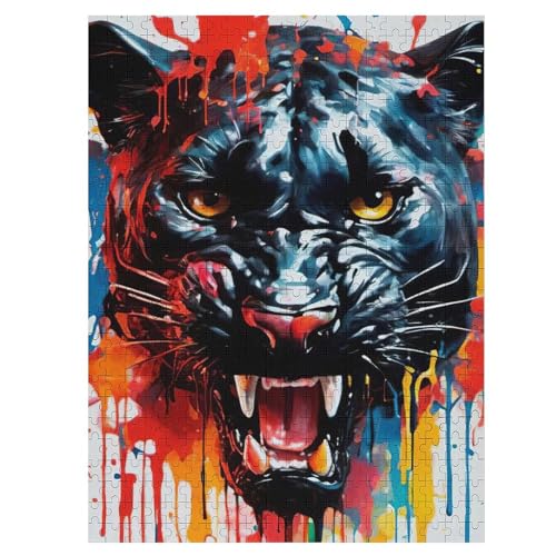 Puzzle 500 Teile Leopard Holzpuzzle Für Erwachsene Lernspiel Herausforderungsspielzeug The Puzzles Für Erwachsene Kinder 55×41cm Puzzle 500 Teile Leopard Holzpuzzle Für Erwachsene Lernspiel Herausforderungsspielzeug The Puzzles Für Erwachsene Kinder 55×41cm von LLLBBB