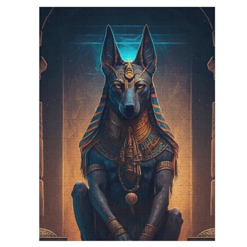 Puzzle Anubis-Kunstwerk, 500 Puzzleteile Für Kinder, Holzpuzzles, Geeignet Für Erwachsene Lernspiel, 55×41cm Puzzle Anubis-Kunstwerk, 500 Puzzleteile Für Kinder, Holzpuzzles, Geeignet Für Erwachsene Lernspiel, 55×41cm von LLLBBB