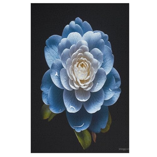 Puzzle Blume, 1000 Puzzleteile Für Kinder, Holzpuzzles, Geeignet Für Erwachsene Lernspiel, 78×53cm von LLLBBB