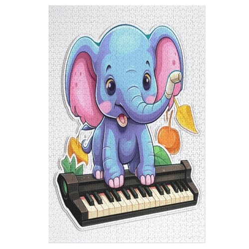Puzzle Elefant, 1000 Puzzleteile Für Kinder, Holzpuzzles, Geeignet Für Erwachsene Lernspiel, 78×53cm Puzzle Elefant, 1000 Puzzleteile Für Kinder, Holzpuzzles, Geeignet Für Erwachsene Lernspiel, 78×53cm von LLLBBB