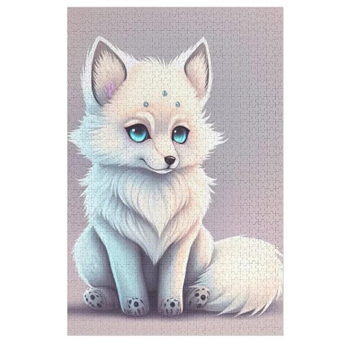 Puzzle Fuchs, 1000 Puzzleteile Für Kinder, Holzpuzzles, Geeignet Für Erwachsene Lernspiel, 78×53cm von LLLBBB