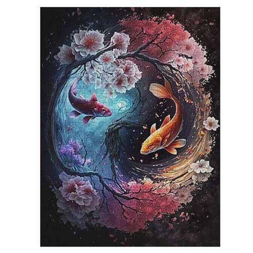 Puzzle Für Erwachsene 1000 Teiliges Fisch Puzzles Holzbrettpuzzles Denksportaufgaben Für Kinder 55×41cm Puzzle Für Erwachsene 1000 Teiliges Fisch Puzzles Holzbrettpuzzles Denksportaufgaben Für Kinder 55×41cm von LLLBBB