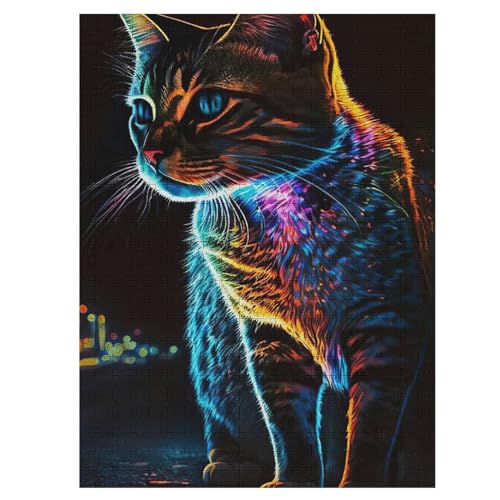 Puzzle Für Erwachsene 1000 Teiliges Katze Puzzles Holzbrettpuzzles Denksportaufgaben Für Kinder 55×41cm Puzzle Für Erwachsene 1000 Teiliges Katze Puzzles Holzbrettpuzzles Denksportaufgaben Für Kinder 55×41cm von LLLBBB