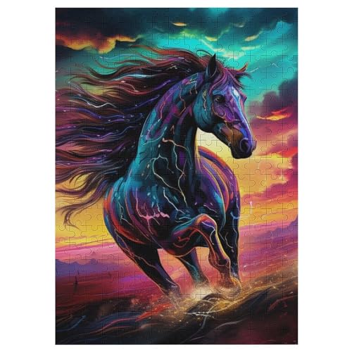 Puzzle Für Kinder, Horse -Puzzles Für Erwachsene, 1000-teiliges Holzpuzzle Für Jugendliche, Tolles 42×30cm von LLLBBB