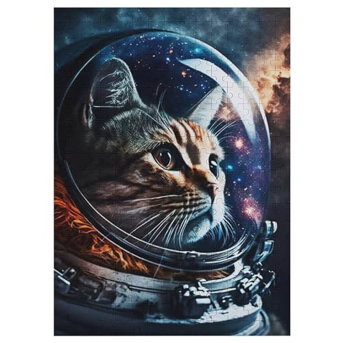 Puzzle Katze Puzzles, 1000-teiliges Holzpuzzle, Geeignet Für Erwachsene Und Kinder Ab 12 Jahren, Tolles Geschenk 42×30cm Puzzle Katze Puzzles, 1000-teiliges Holzpuzzle, Geeignet Für Erwachsene Und Kinder Ab 12 Jahren, Tolles Geschenk 42×30cm von LLLBBB