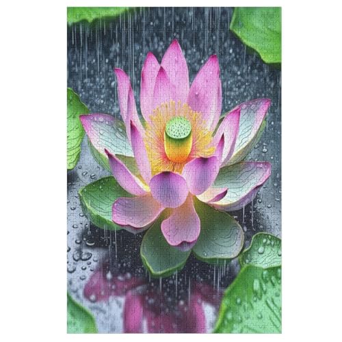 Puzzle Lotus, 1000 Puzzleteile Für Kinder, Holzpuzzles, Geeignet Für Erwachsene Lernspiel, 78×53cm Puzzle Lotus, 1000 Puzzleteile Für Kinder, Holzpuzzles, Geeignet Für Erwachsene Lernspiel, 78×53cm von LLLBBB