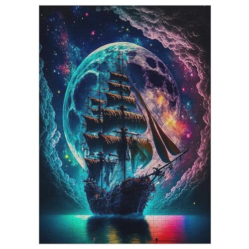 Puzzle Piratenschiff,Boat, 1000 Puzzleteile Für Kinder, Holzpuzzles, Geeignet Für Erwachsene Lernspiel, 42×30cm Puzzle Piratenschiff,Boat, 1000 Puzzleteile Für Kinder, Holzpuzzles, Geeignet Für Erwachsene Lernspiel, 42×30cm von LLLBBB