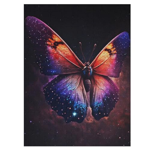 Puzzle Schmetterling, 1000 Puzzleteile Für Kinder, Holzpuzzles, Geeignet Für Erwachsene Lernspiel, 55×41cm Puzzle Schmetterling, 1000 Puzzleteile Für Kinder, Holzpuzzles, Geeignet Für Erwachsene Lernspiel, 55×41cm von LLLBBB