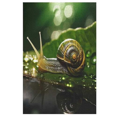 Puzzle Schnecken, 1000 Puzzleteile Für Kinder, Holzpuzzles, Geeignet Für Erwachsene Lernspiel, 78×53cm Puzzle Schnecken, 1000 Puzzleteile Für Kinder, Holzpuzzles, Geeignet Für Erwachsene Lernspiel, 78×53cm von LLLBBB