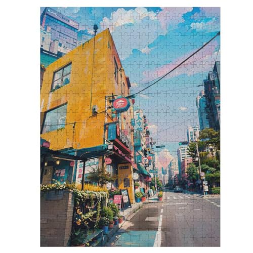 Puzzle Straßen von Tokio, 1000 Puzzleteile Für Kinder, Holzpuzzles, Geeignet Für Erwachsene Lernspiel, 55×41cm Puzzle Straßen von Tokio, 1000 Puzzleteile Für Kinder, Holzpuzzles, Geeignet Für Erwachsene Lernspiel, 55×41cm von LLLBBB