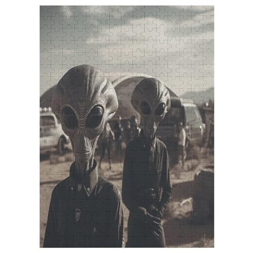 Puzzles Alien, 1000-teiliges Holzpuzzle Für Erwachsene Und Kinder Ab 12 Jahren. Tolles Geschenk Für Erwachsene 42×30cm Puzzles Alien, 1000-teiliges Holzpuzzle Für Erwachsene Und Kinder Ab 12 Jahren. Tolles Geschenk Für Erwachsene 42×30cm von LLLBBB