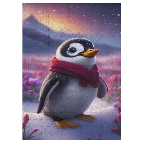Puzzles Cute Pinguin, 1000 Teile, Puzzle Aus Holz Für Erwachsene Und Kinder Ab 12 Jahren, Lernspielzeug 42×30cm Puzzles Cute Pinguin, 1000 Teile, Puzzle Aus Holz Für Erwachsene Und Kinder Ab 12 Jahren, Lernspielzeug 42×30cm von LLLBBB