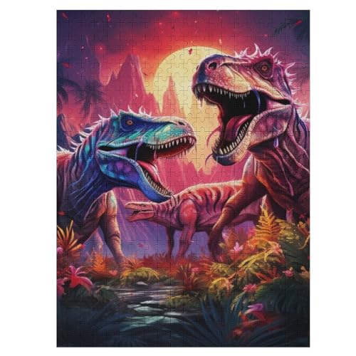 Puzzles Dinosaurier, 1000 Teile, Puzzle Aus Holz Für Erwachsene Und Kinder Ab 12 Jahren, Lernspielzeug 55×41cm Puzzles Dinosaurier, 1000 Teile, Puzzle Aus Holz Für Erwachsene Und Kinder Ab 12 Jahren, Lernspielzeug 55×41cm von LLLBBB