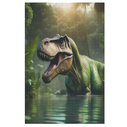 Puzzles Dinosaurier, 1000 Teile, Puzzle Aus Holz Für Erwachsene Und Kinder Ab 12 Jahren, Lernspielzeug 78×53cm Puzzles Dinosaurier, 1000 Teile, Puzzle Aus Holz Für Erwachsene Und Kinder Ab 12 Jahren, Lernspielzeug 78×53cm von LLLBBB