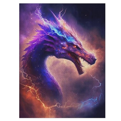 Puzzles Drache, 1000-teiliges Holzpuzzle Für Erwachsene Und Kinder Ab 12 Jahren. Tolles Geschenk Für Erwachsene 55×41cm Puzzles Drache, 1000-teiliges Holzpuzzle Für Erwachsene Und Kinder Ab 12 Jahren. Tolles Geschenk Für Erwachsene 55×41cm von LLLBBB