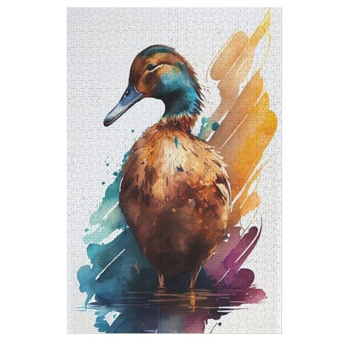 Puzzles Ente, 1000 Teile, Puzzle Aus Holz Für Erwachsene Und Kinder Ab 12 Jahren, Lernspielzeug 78×53cm Puzzles Ente, 1000 Teile, Puzzle Aus Holz Für Erwachsene Und Kinder Ab 12 Jahren, Lernspielzeug 78×53cm von LLLBBB