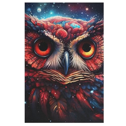 Puzzles Eule, 1000 Teile, Puzzle Aus Holz Für Erwachsene Und Kinder Ab 12 Jahren, Lernspielzeug 78×53cm Puzzles Eule, 1000 Teile, Puzzle Aus Holz Für Erwachsene Und Kinder Ab 12 Jahren, Lernspielzeug 78×53cm von LLLBBB