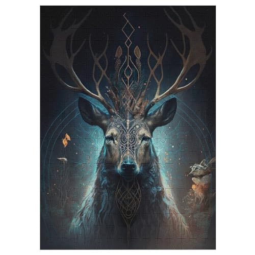 Puzzles Fantasy Hirsch, 1000-teiliges Holzpuzzle Für Erwachsene Und Kinder Ab 12 Jahren. Tolles Geschenk Für Erwachsene 42×30cm Puzzles Fantasy Hirsch, 1000-teiliges Holzpuzzle Für Erwachsene Und Kinder Ab 12 Jahren. Tolles Geschenk Für Erwachsene 42×30cm von LLLBBB
