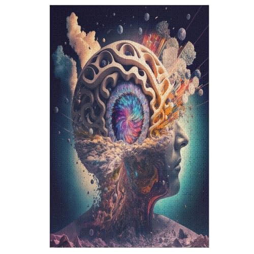 Puzzles Für Erwachsene, 1000 Teile, Gehirnkunst, Kreative Holzpuzzles, Praktisches Spiel, Familiendekoration 78×53cm Puzzles Für Erwachsene, 1000 Teile, Gehirnkunst, Kreative Holzpuzzles, Praktisches Spiel, Familiendekoration 78×53cm von LLLBBB