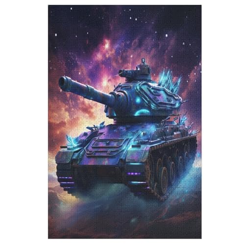 Puzzles Für Erwachsene, 1000 Teile, Panzer, Kreative Holzpuzzles, Praktisches Spiel, Familiendekoration 78×53cm Puzzles Für Erwachsene, 1000 Teile, Panzer, Kreative Holzpuzzles, Praktisches Spiel, Familiendekoration 78×53cm von LLLBBB