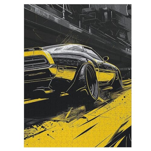 Puzzles Für Erwachsene, 1000 Teile, Sportwagen, Kreative Holzpuzzles, Praktisches Spiel, Familiendekoration 55×41cm Puzzles Für Erwachsene, 1000 Teile, Sportwagen, Kreative Holzpuzzles, Praktisches Spiel, Familiendekoration 55×41cm von LLLBBB
